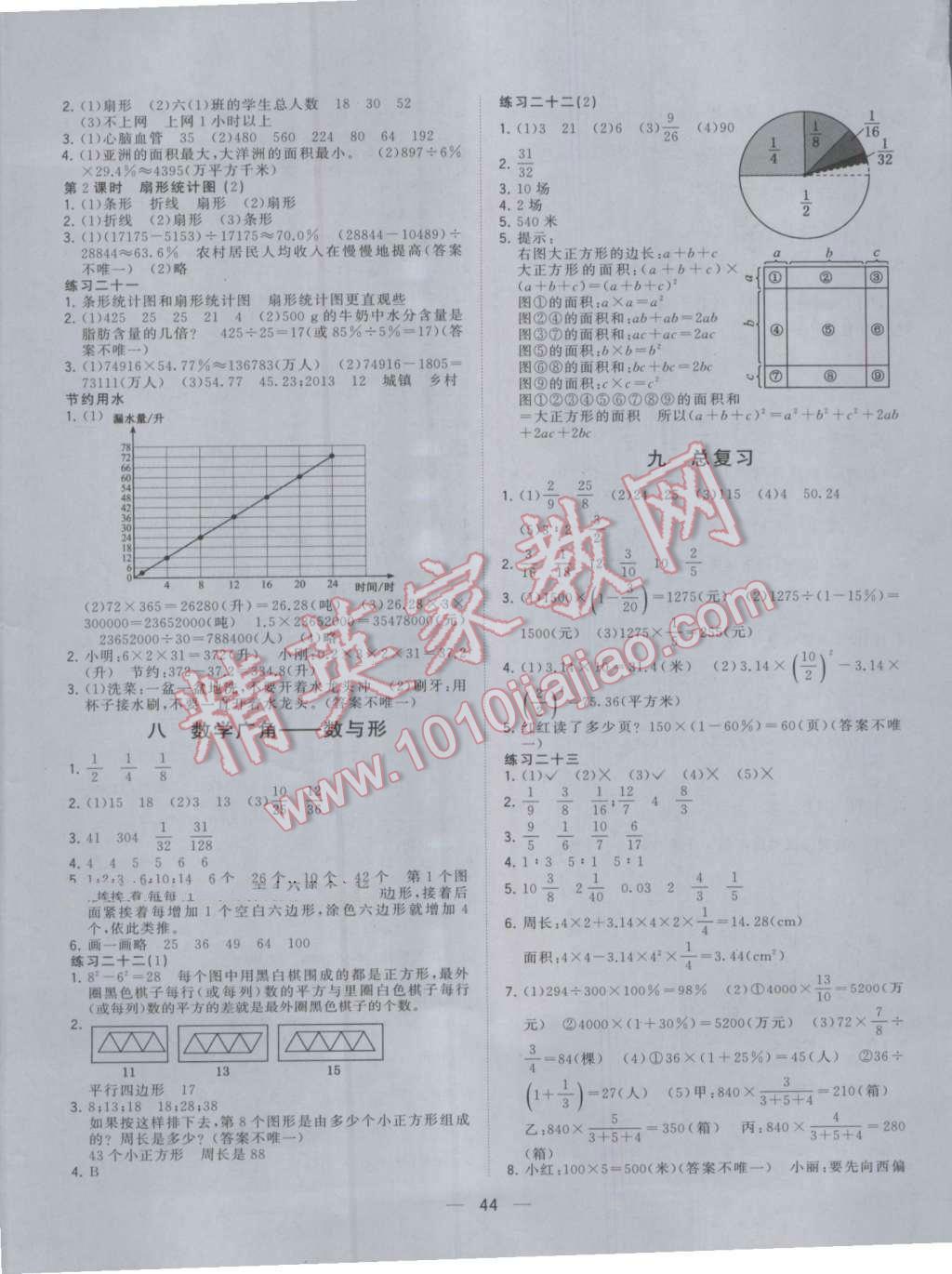 2016年課課優(yōu)課堂小作業(yè)六年級(jí)數(shù)學(xué)上冊(cè)人教版 第8頁