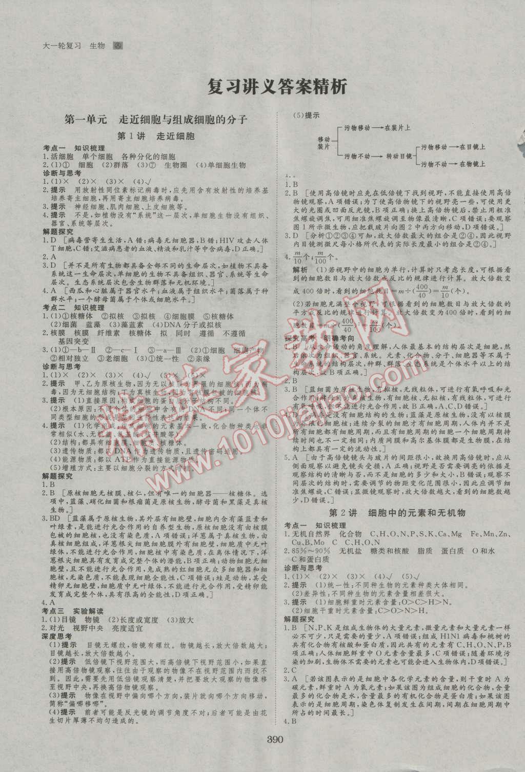 2017年步步高大一輪復習講義生物 第64頁