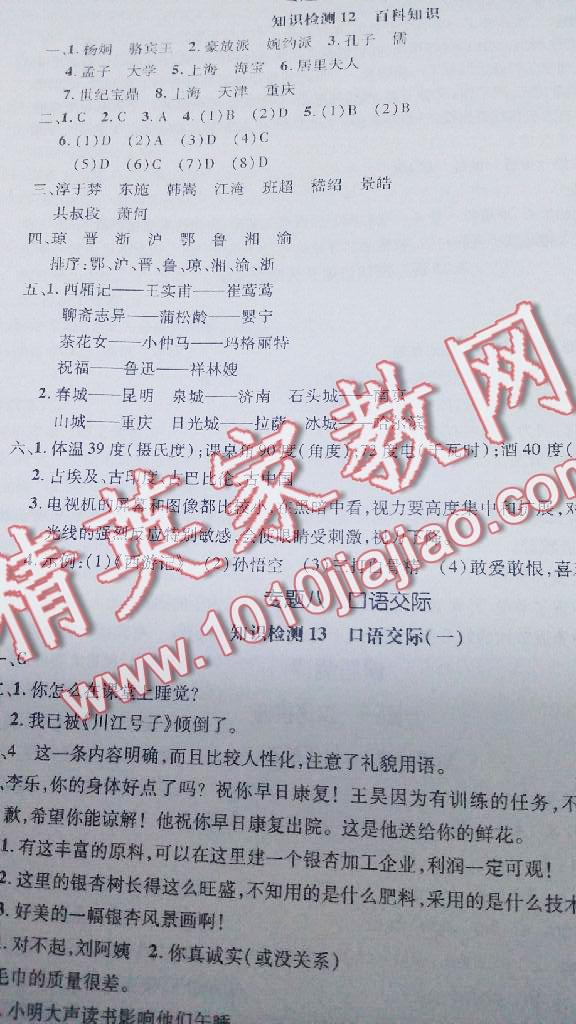 2016年夺分A计划小学毕业升学总复习语文 第21页