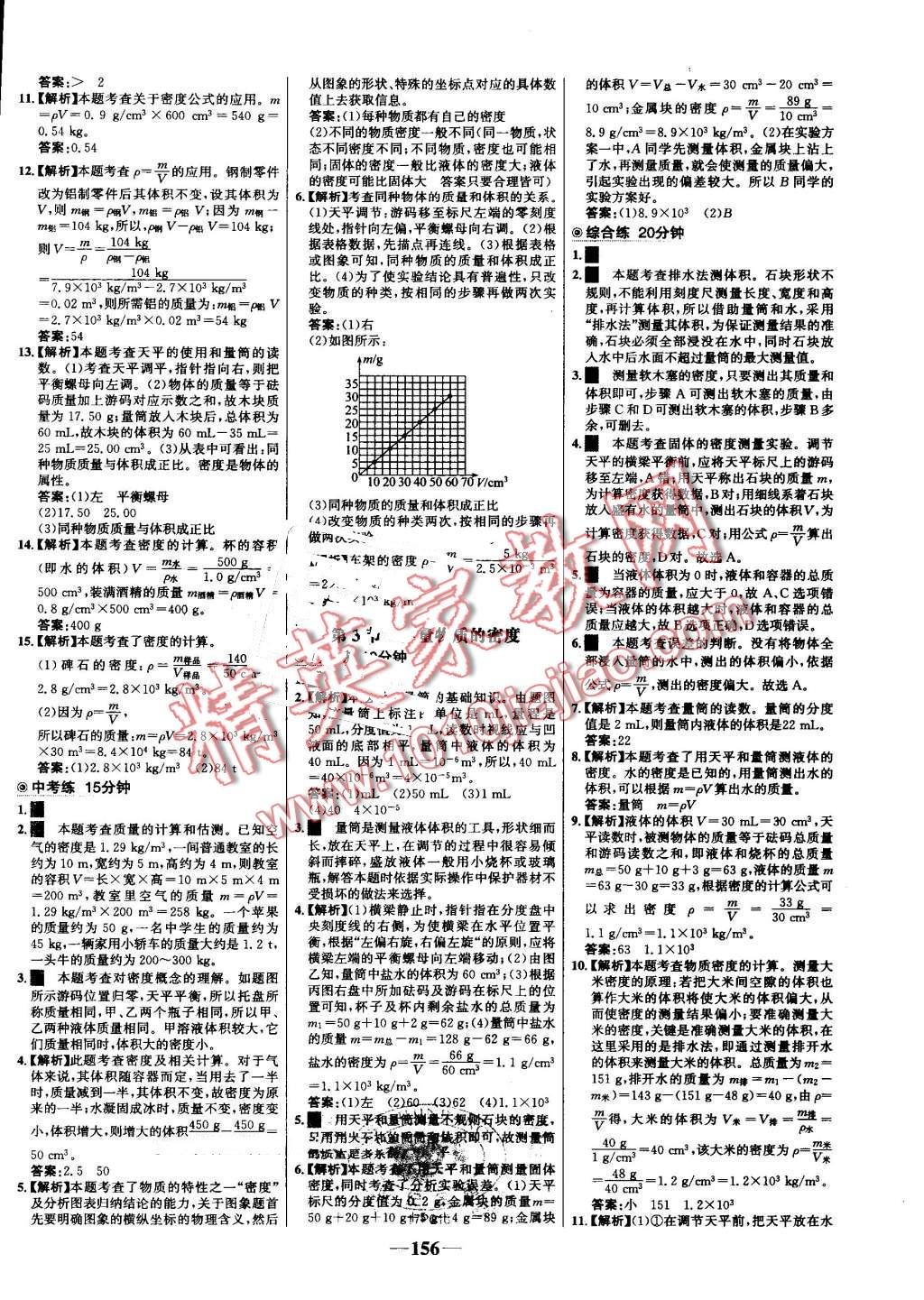 2016年世纪金榜百练百胜八年级物理上册人教版 第22页