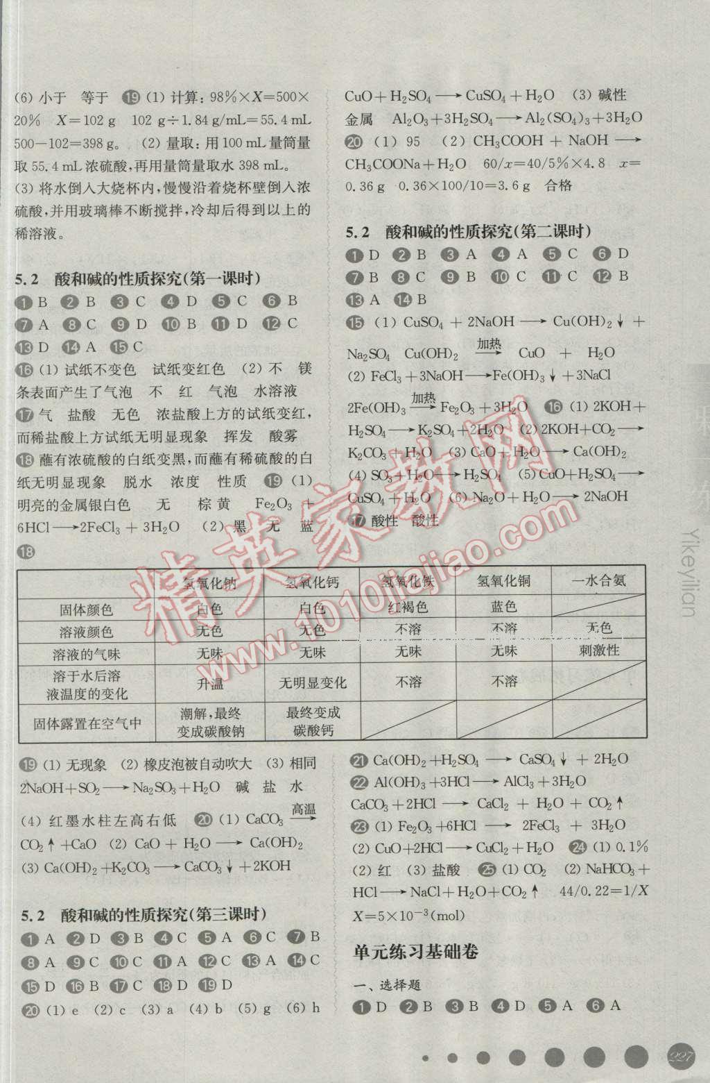 2016年華東師大版一課一練九年級(jí)化學(xué)全一冊(cè) 第13頁(yè)