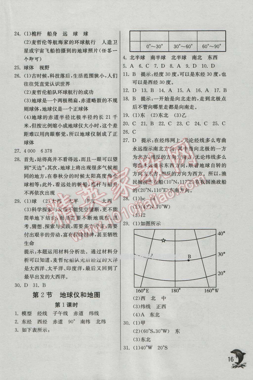 2016年實驗班提優(yōu)訓(xùn)練七年級科學(xué)上冊浙教版 第16頁