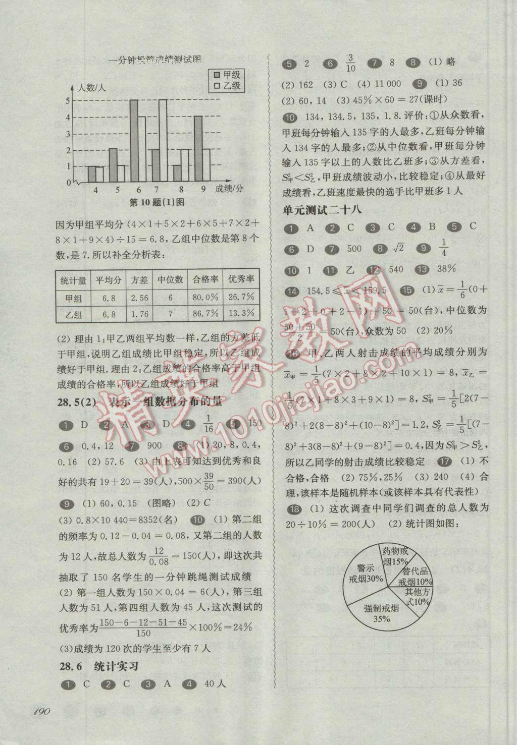 2016年华东师大版一课一练九年级数学全一册华师大版 第24页