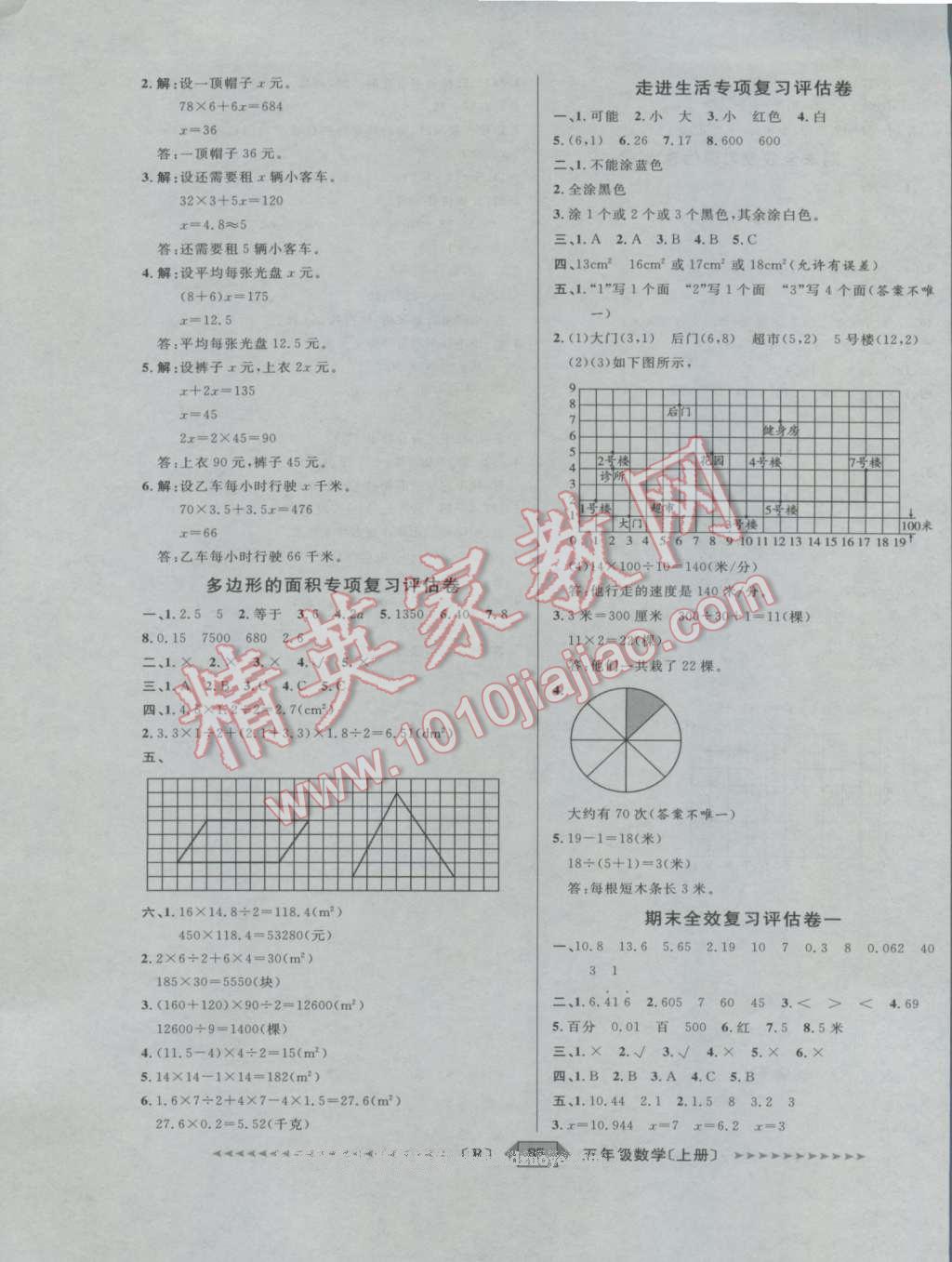 2016年阳光计划第二步五年级数学上册人教版 第5页