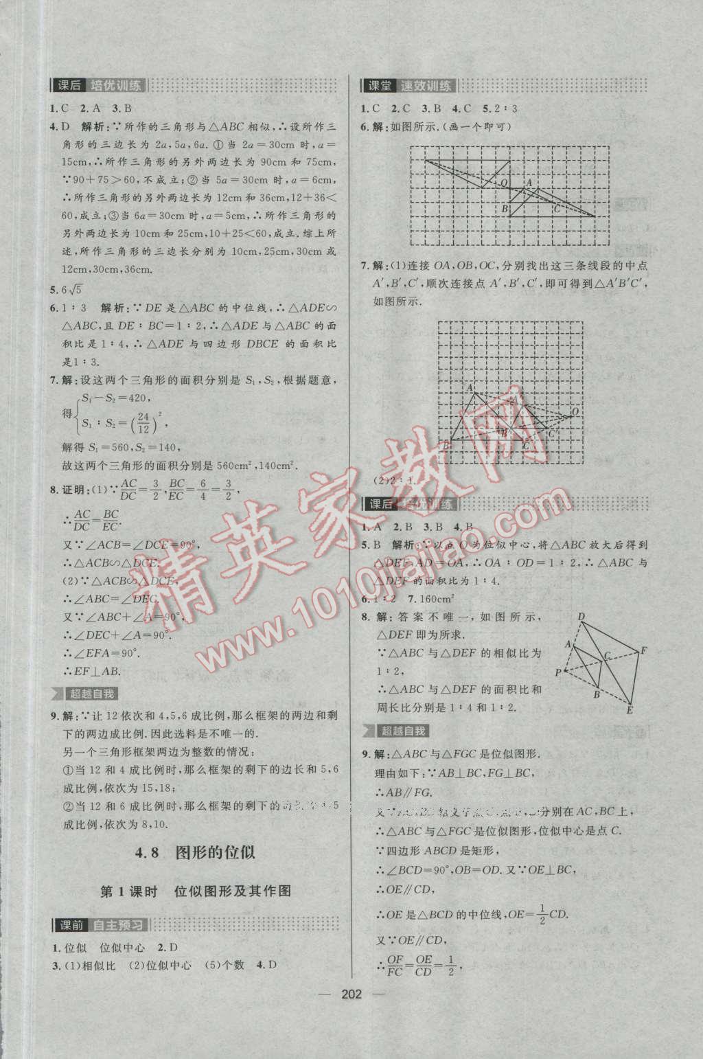 2016年陽(yáng)光計(jì)劃九年級(jí)數(shù)學(xué)上冊(cè)北師大版 第38頁(yè)