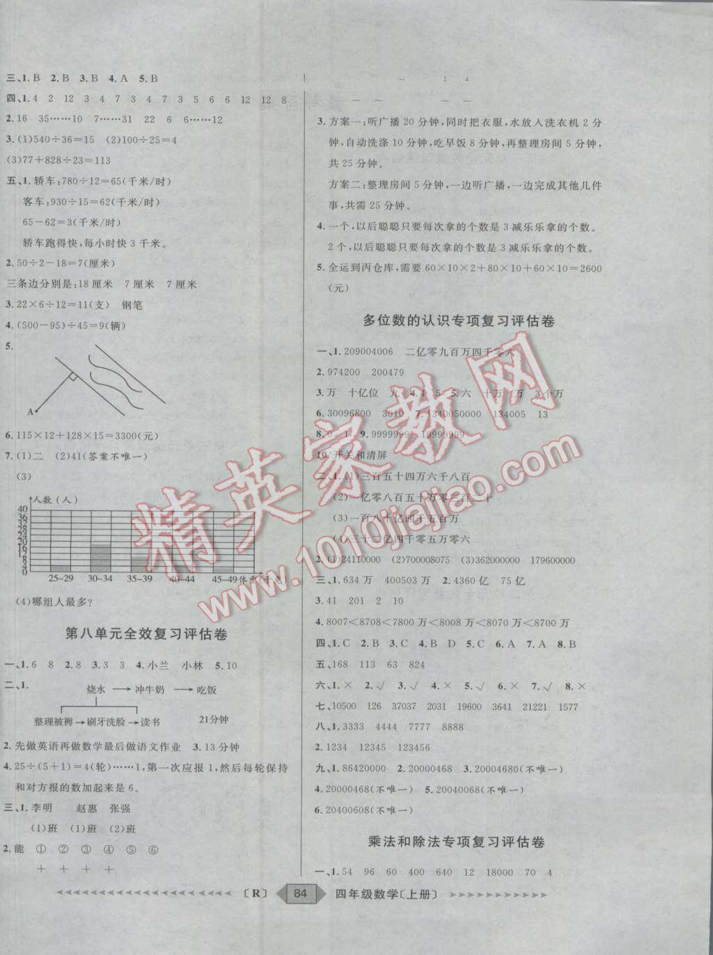 2016年陽光計劃第二步四年級數(shù)學(xué)上冊人教版 第4頁