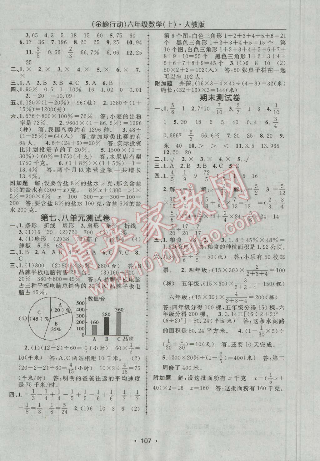 2016年金榜行動高效課堂助教型教輔六年級數(shù)學上冊人教版 第12頁