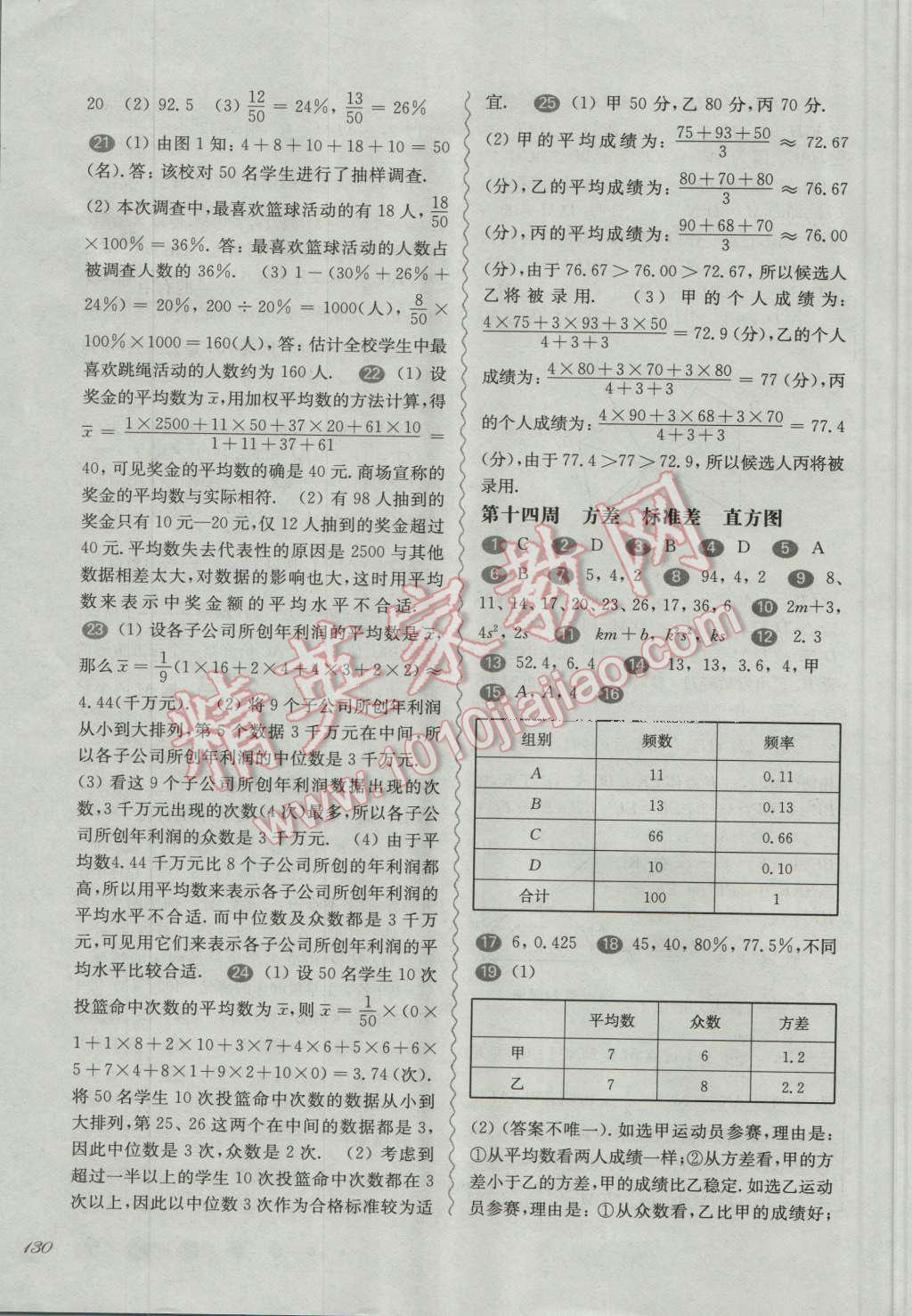 2016年华东师大版一课一练九年级数学全一册华师大版周周练微视频版 第15页