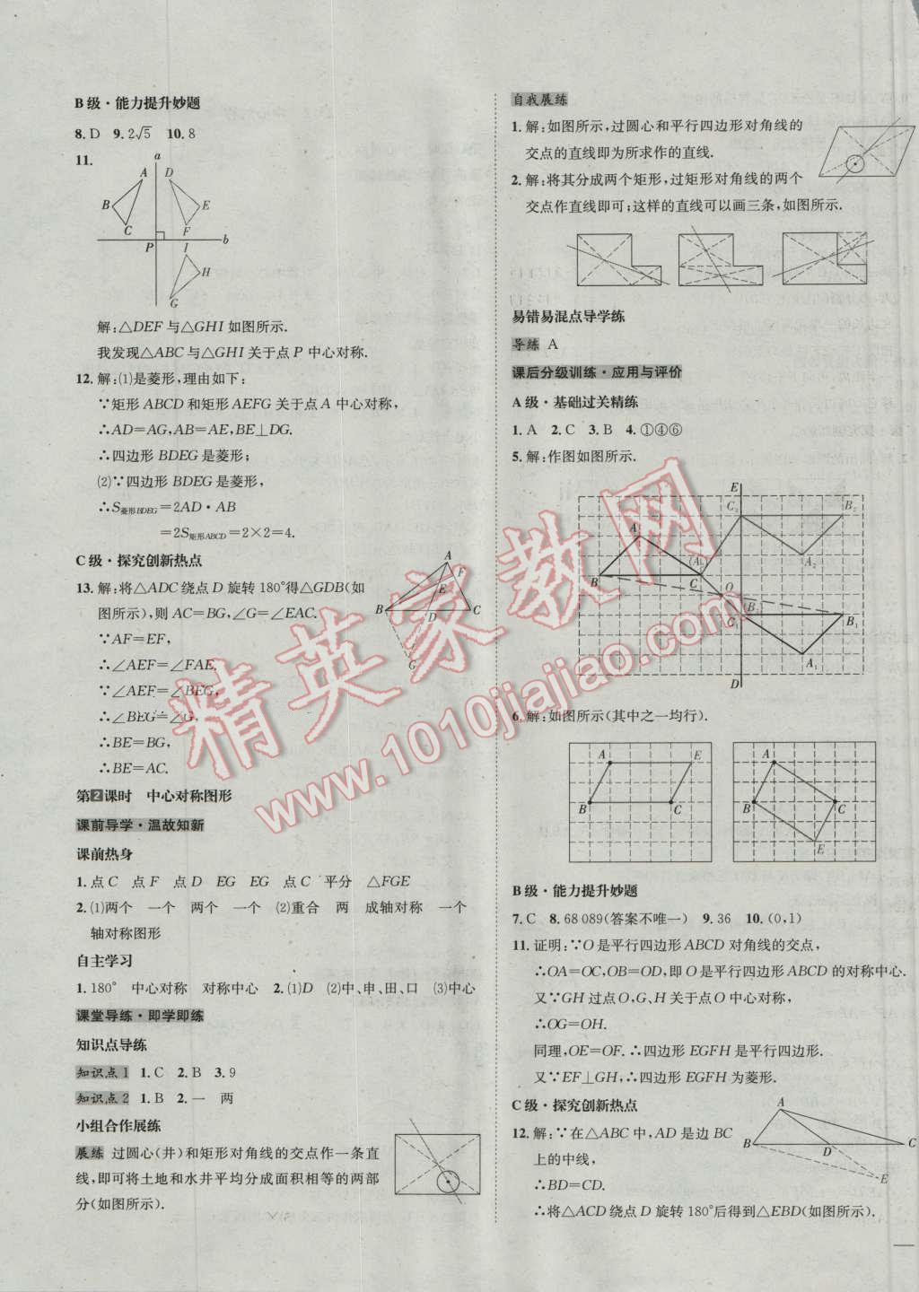 2016年名校秘題全程導(dǎo)練九年級(jí)數(shù)學(xué)上冊(cè)人教版 第31頁