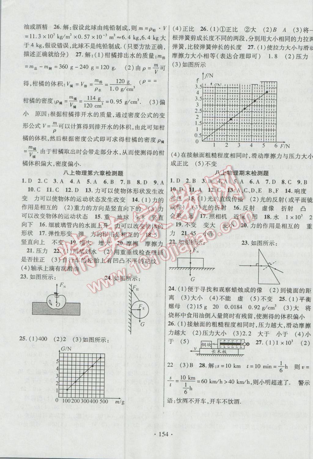 2016年暢優(yōu)新課堂八年級(jí)物理上冊(cè)滬科版 參考答案第11頁(yè)