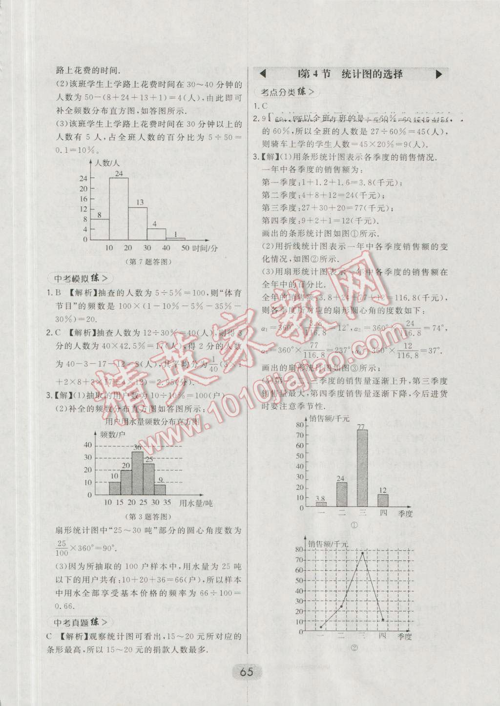 2016年北大绿卡七年级数学上册北师大版 第78页