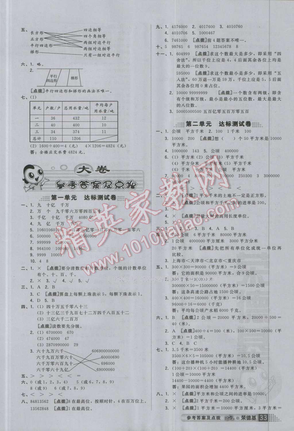 2016年好卷四年級數(shù)學(xué)上冊人教版 第5頁