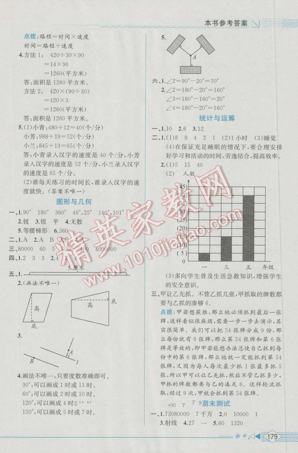 2016年教材解讀四年級數(shù)學上冊人教版 參考答案第11頁