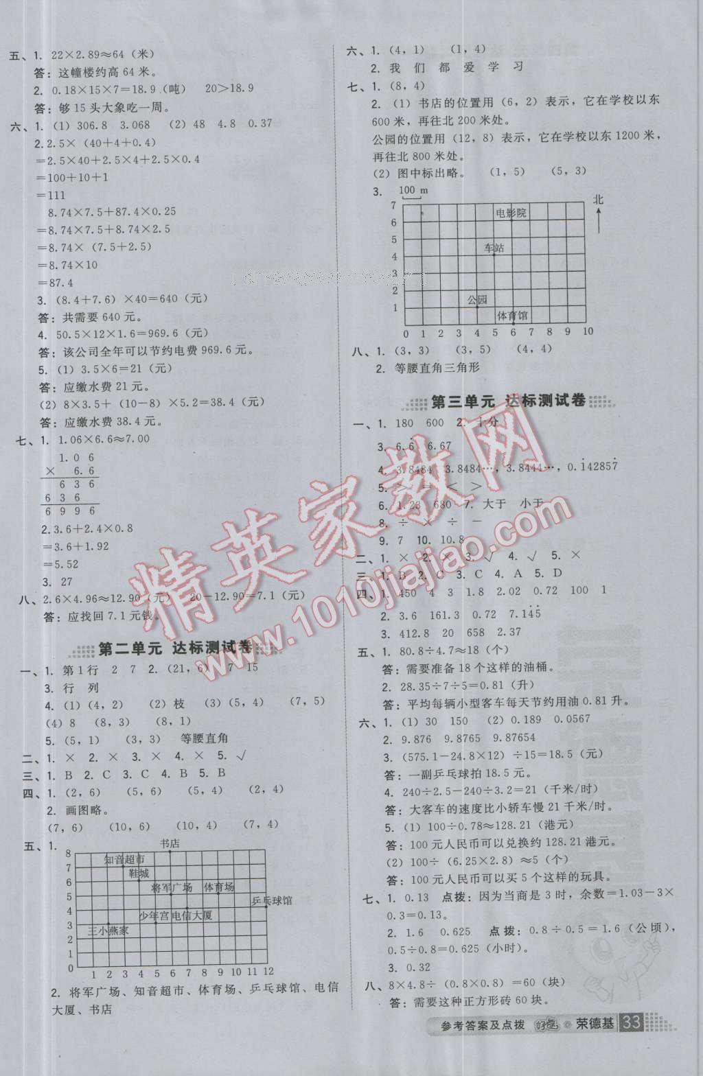 2016年好卷五年级数学上册人教版 第5页