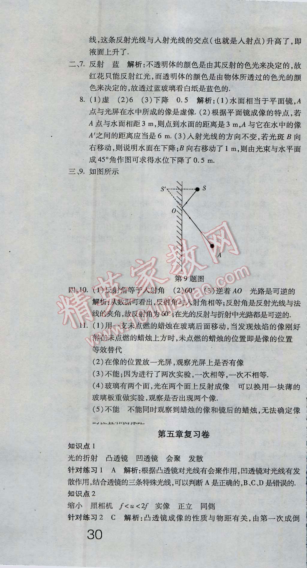 2016年奪冠沖刺卷八年級物理上冊人教版 第10頁