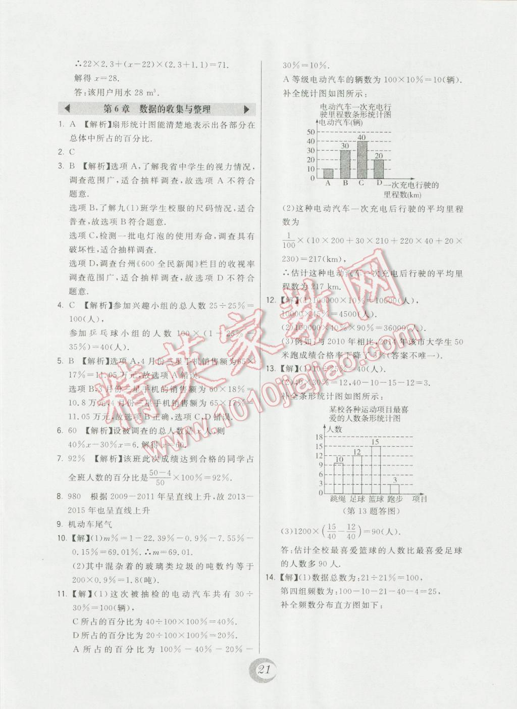 2016年北大绿卡七年级数学上册北师大版 第40页