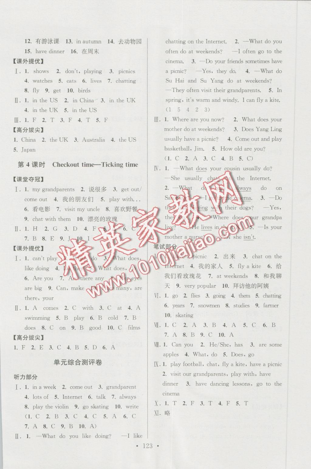 2016年高分拔尖提優(yōu)訓(xùn)練五年級(jí)英語(yǔ)上冊(cè)江蘇版 第13頁(yè)