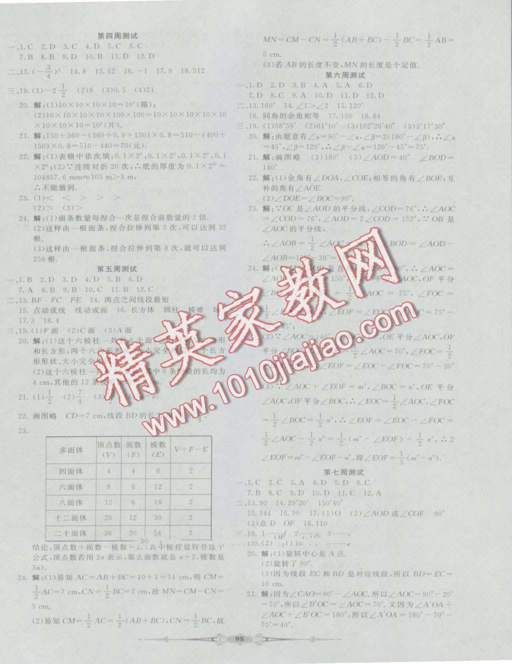 2016年贏在課堂全能好卷七年級數(shù)學(xué)上冊冀教版 第2頁