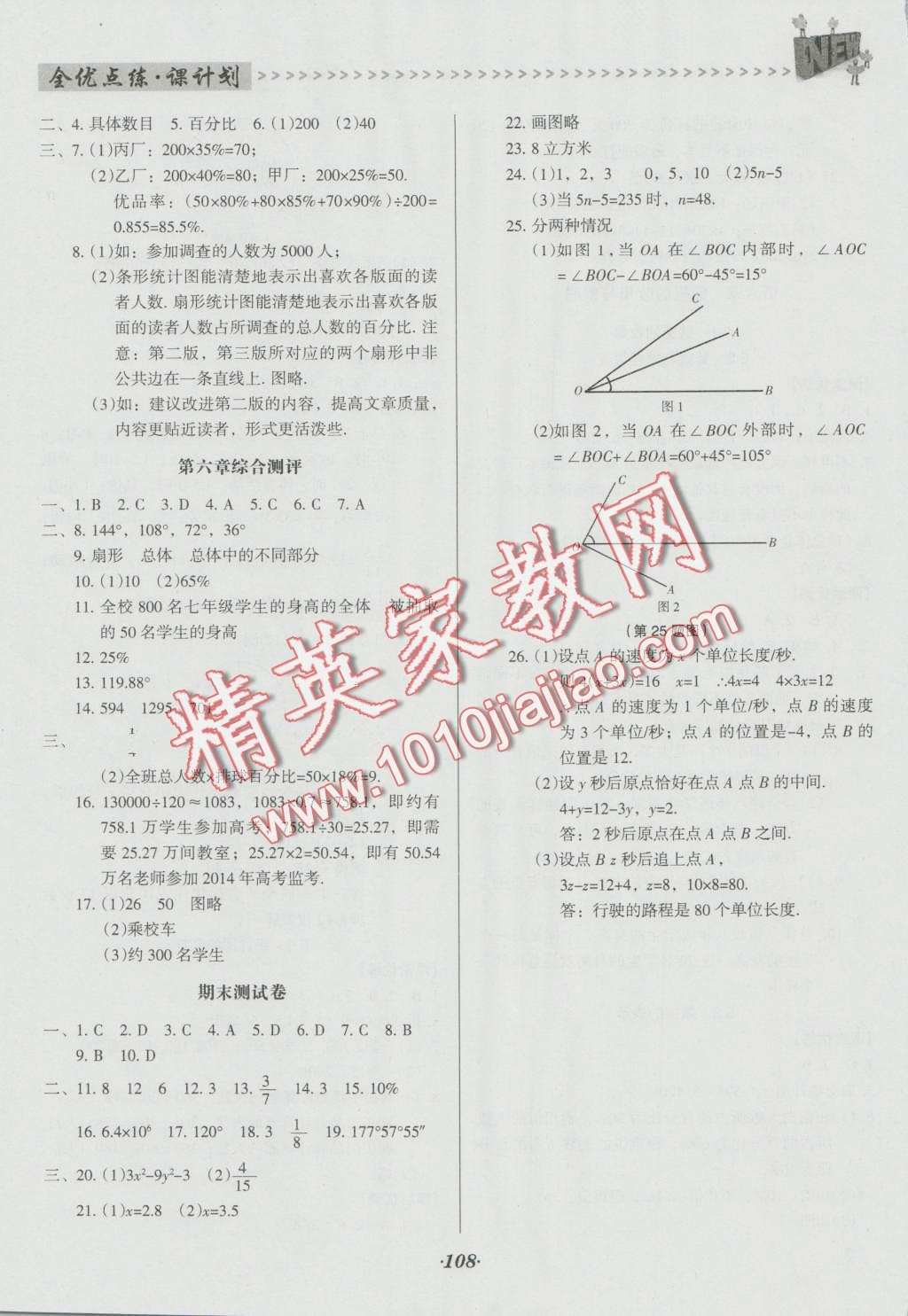 2016年全優(yōu)點(diǎn)練課計(jì)劃七年級(jí)數(shù)學(xué)上冊(cè)北師大版 第13頁(yè)