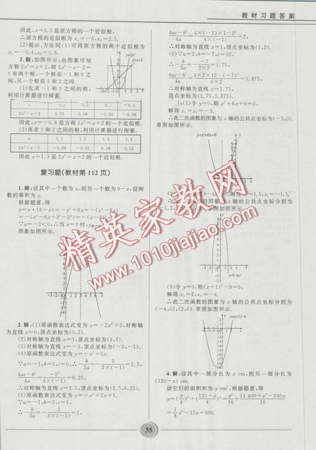 2016年奪冠百分百初中精講精練九年級數(shù)學上冊五四制魯教版 第35頁