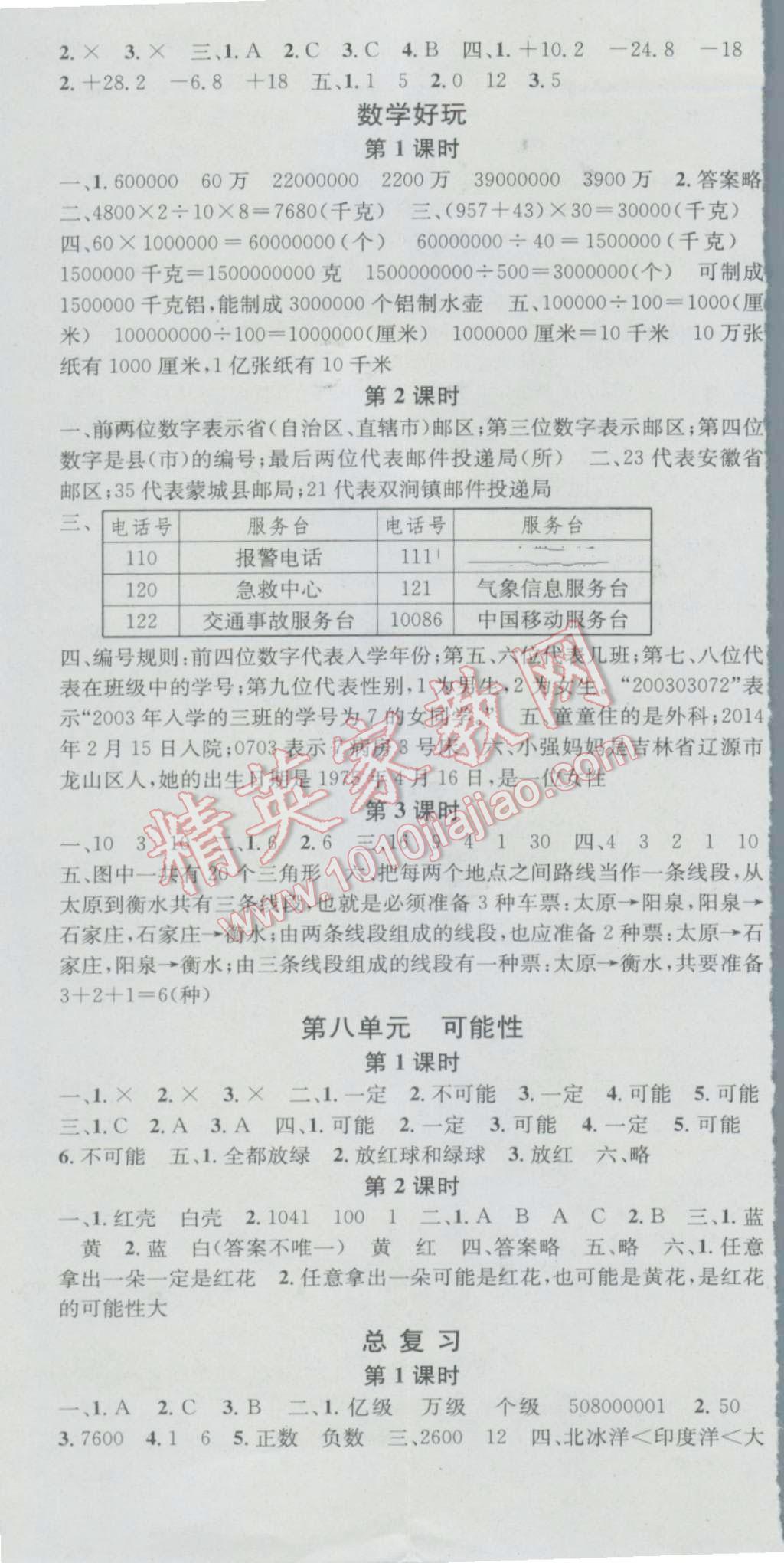 2016年助教型教輔名校課堂六年級(jí)數(shù)學(xué)上冊(cè)北師大版 第8頁(yè)