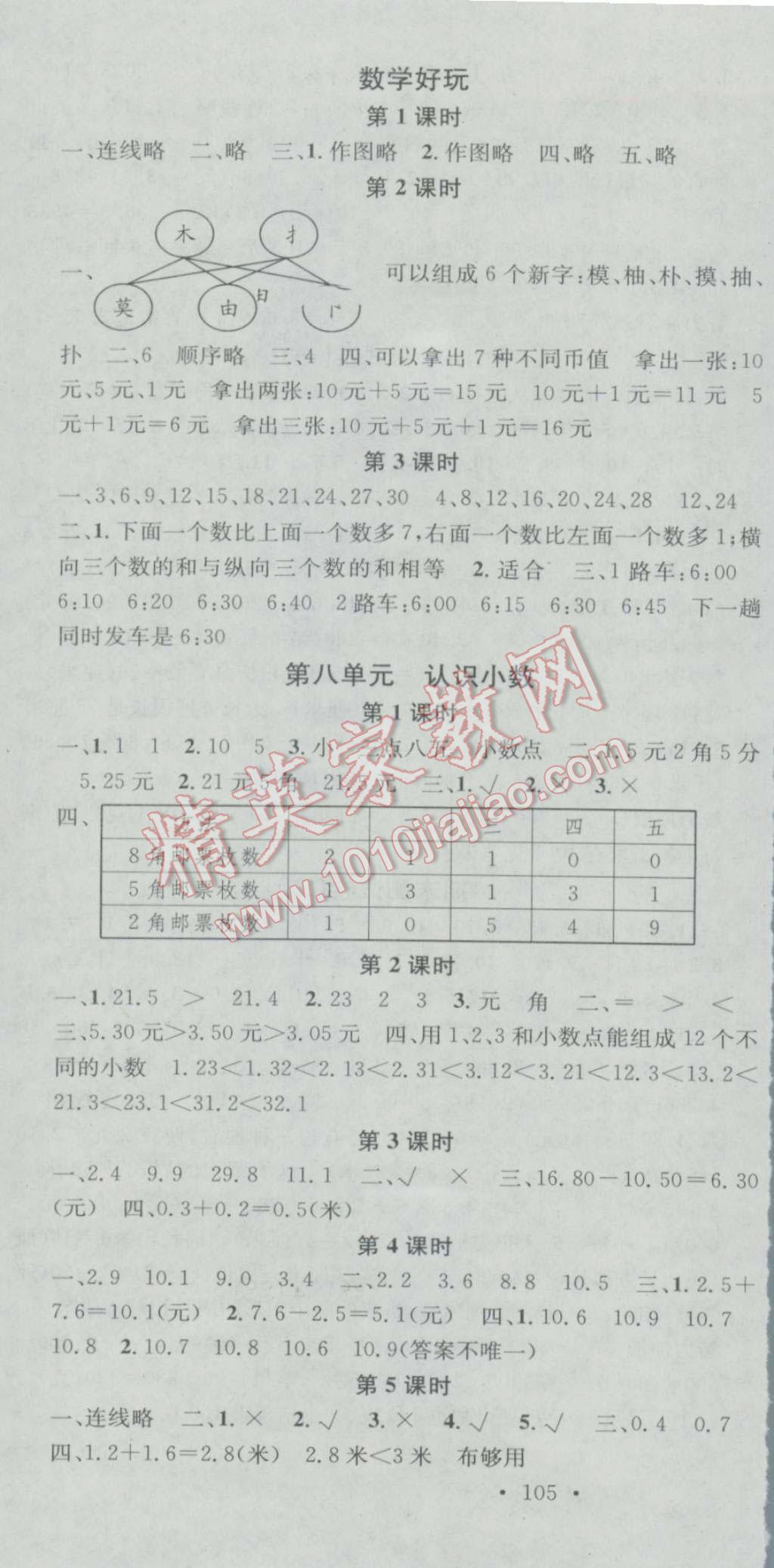 2016年助教型教輔名校課堂三年級數(shù)學上冊北師大版 第7頁