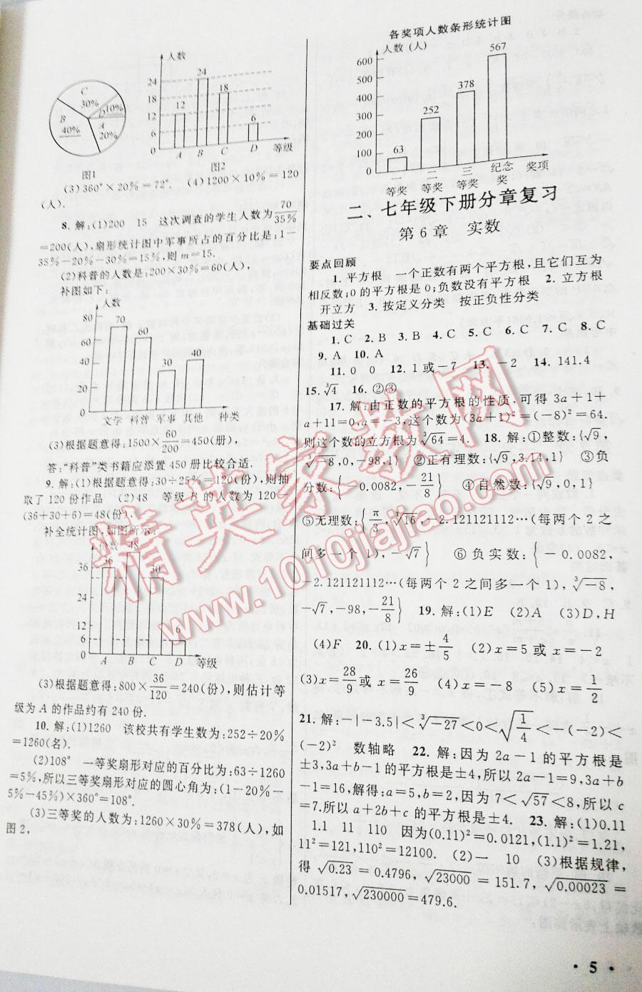 2016年暑假大串联七年级数学沪科版 第11页