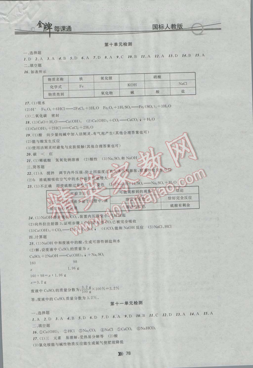 2016年點(diǎn)石成金金牌每課通九年級(jí)化學(xué)全一冊(cè)人教版 第10頁