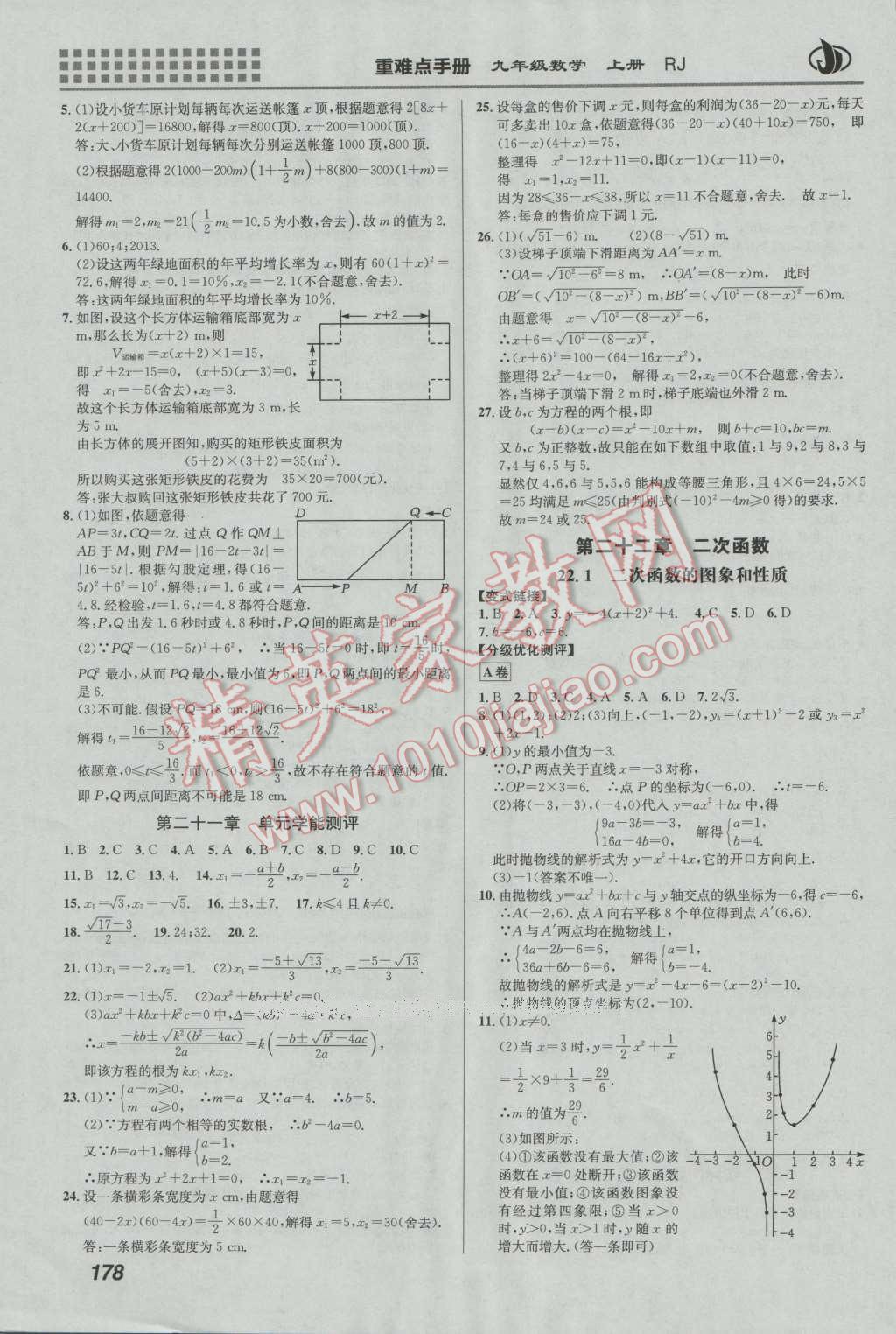 2016年重難點(diǎn)手冊(cè)九年級(jí)數(shù)學(xué)上冊(cè)人教版 第4頁(yè)