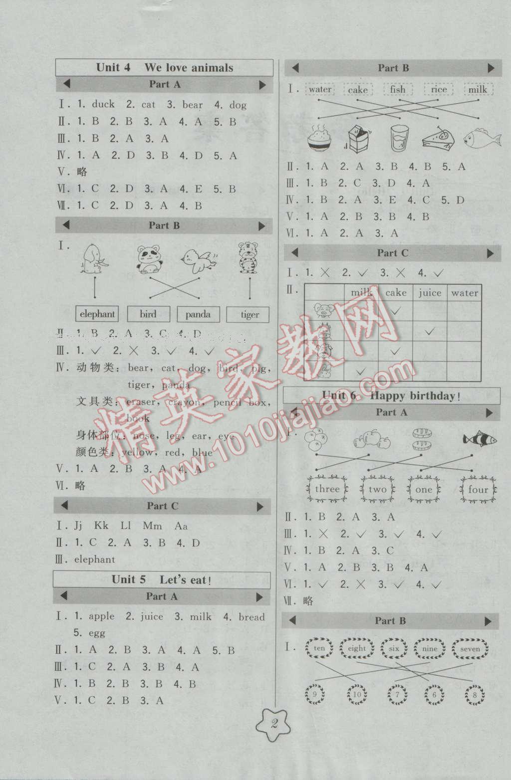 2016年北大綠卡三年級英語上冊人教PEP版 第2頁