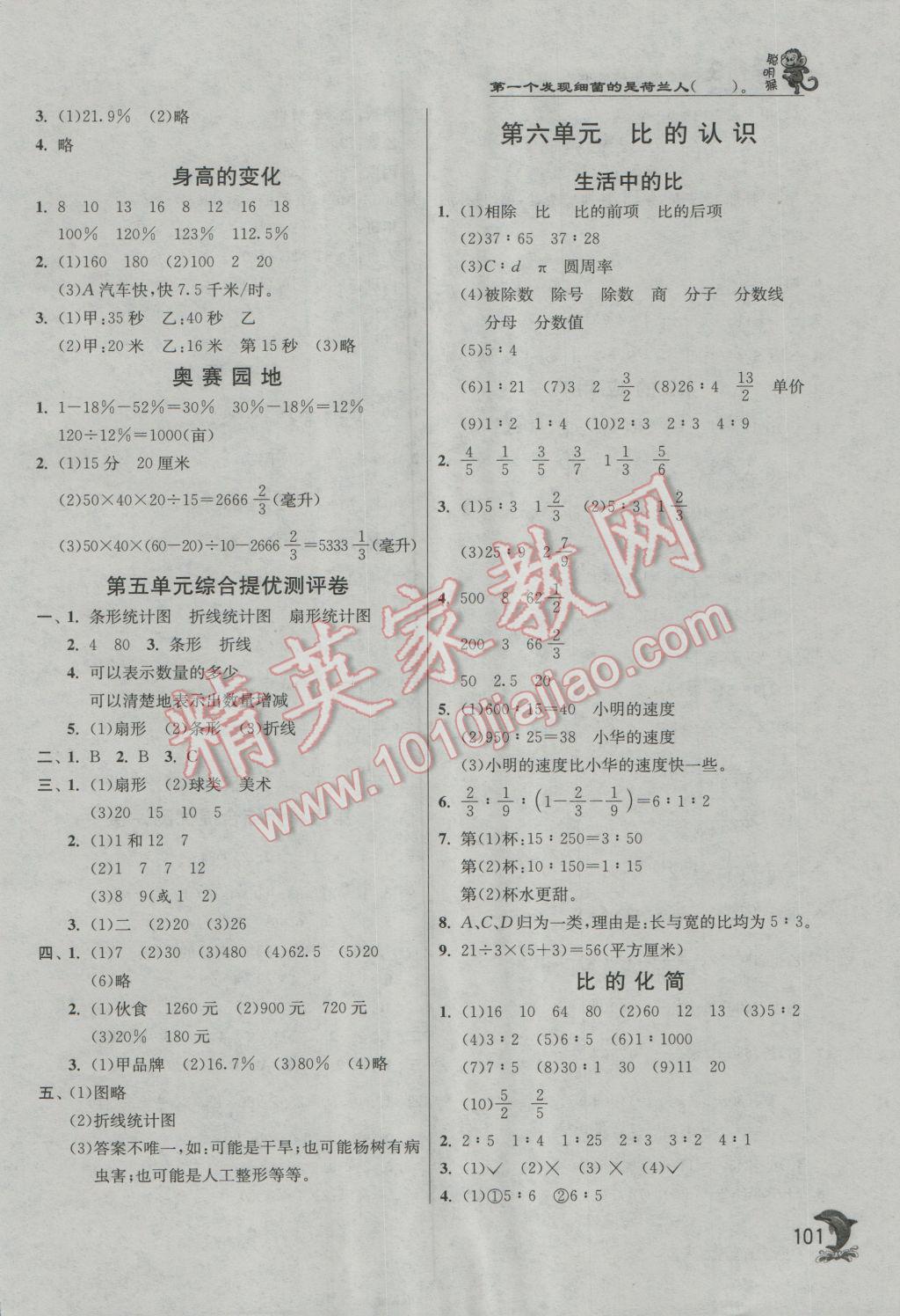 2016年實(shí)驗(yàn)班提優(yōu)訓(xùn)練六年級(jí)數(shù)學(xué)上冊北師大版 第14頁