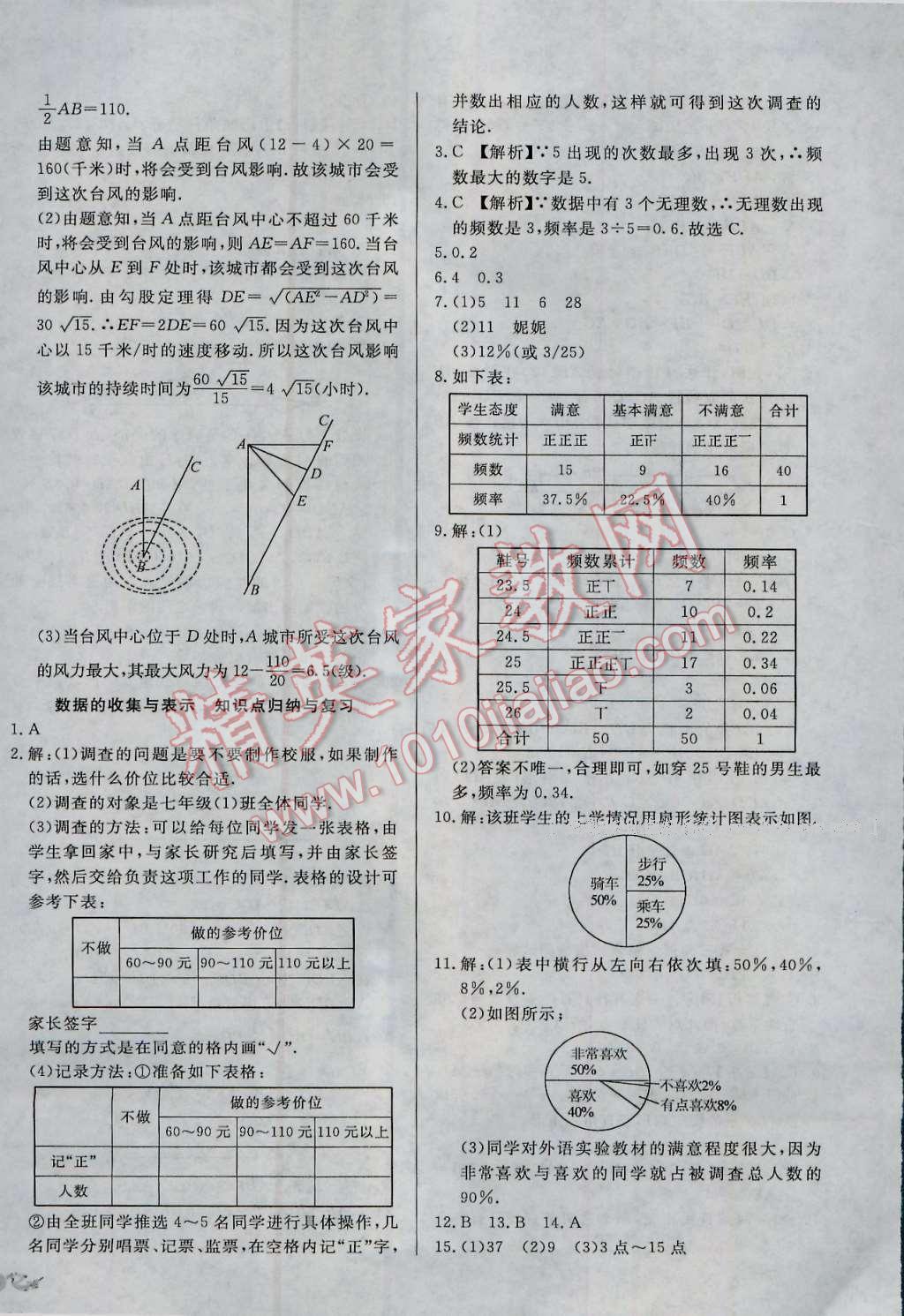 2016年单元加期末复习与测试八年级数学上册华师大版 第8页