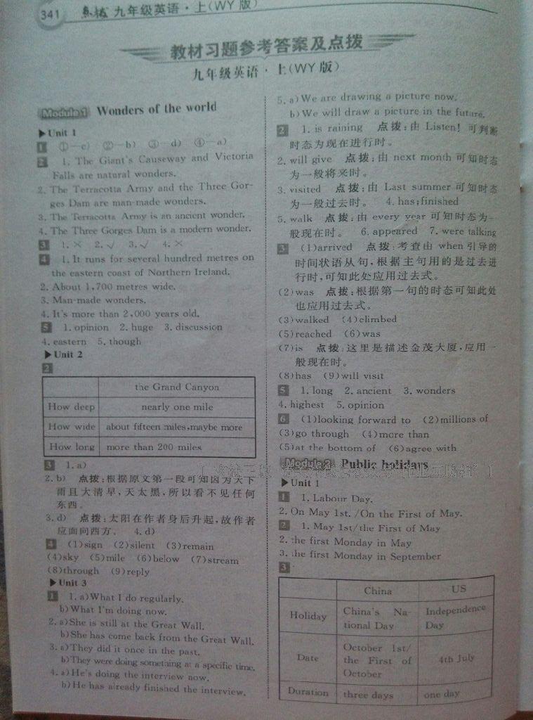 2016年特高級(jí)教師點(diǎn)撥九年級(jí)英語(yǔ)上冊(cè)外研版 第61頁(yè)