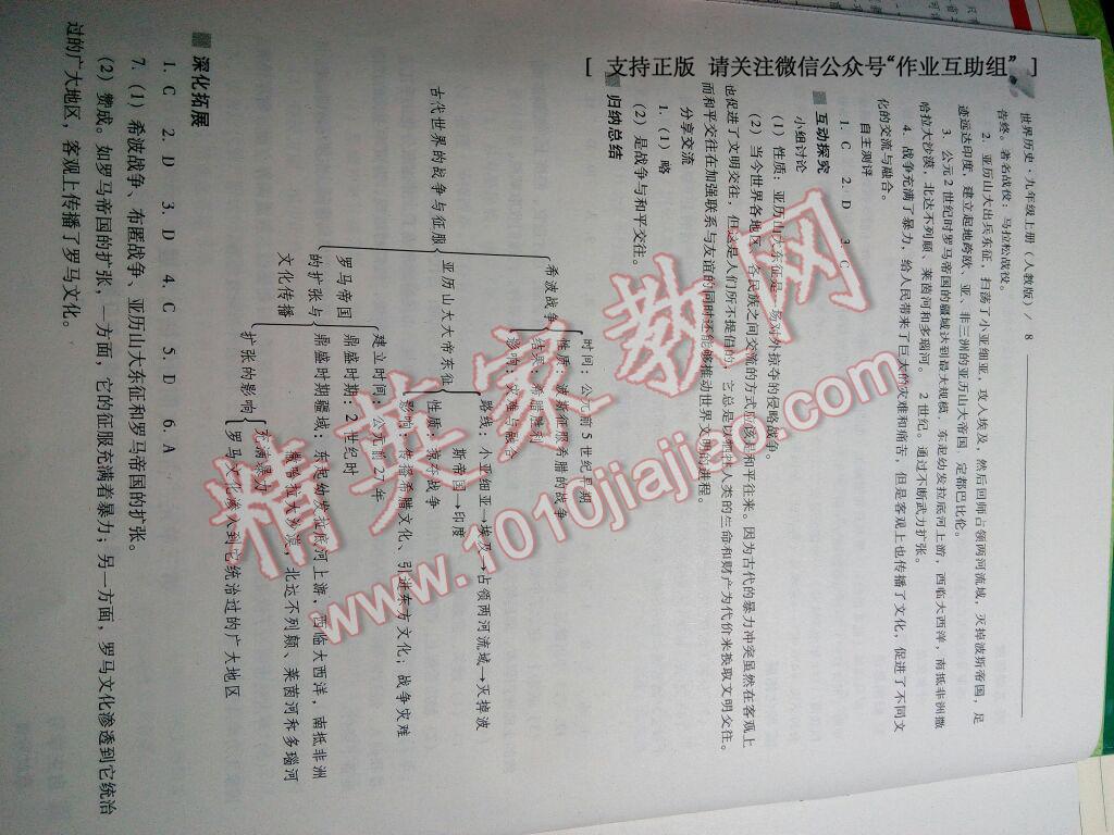 2016年新課程問題解決導(dǎo)學(xué)方案九年級(jí)世界歷史上冊(cè)人教版 第10頁