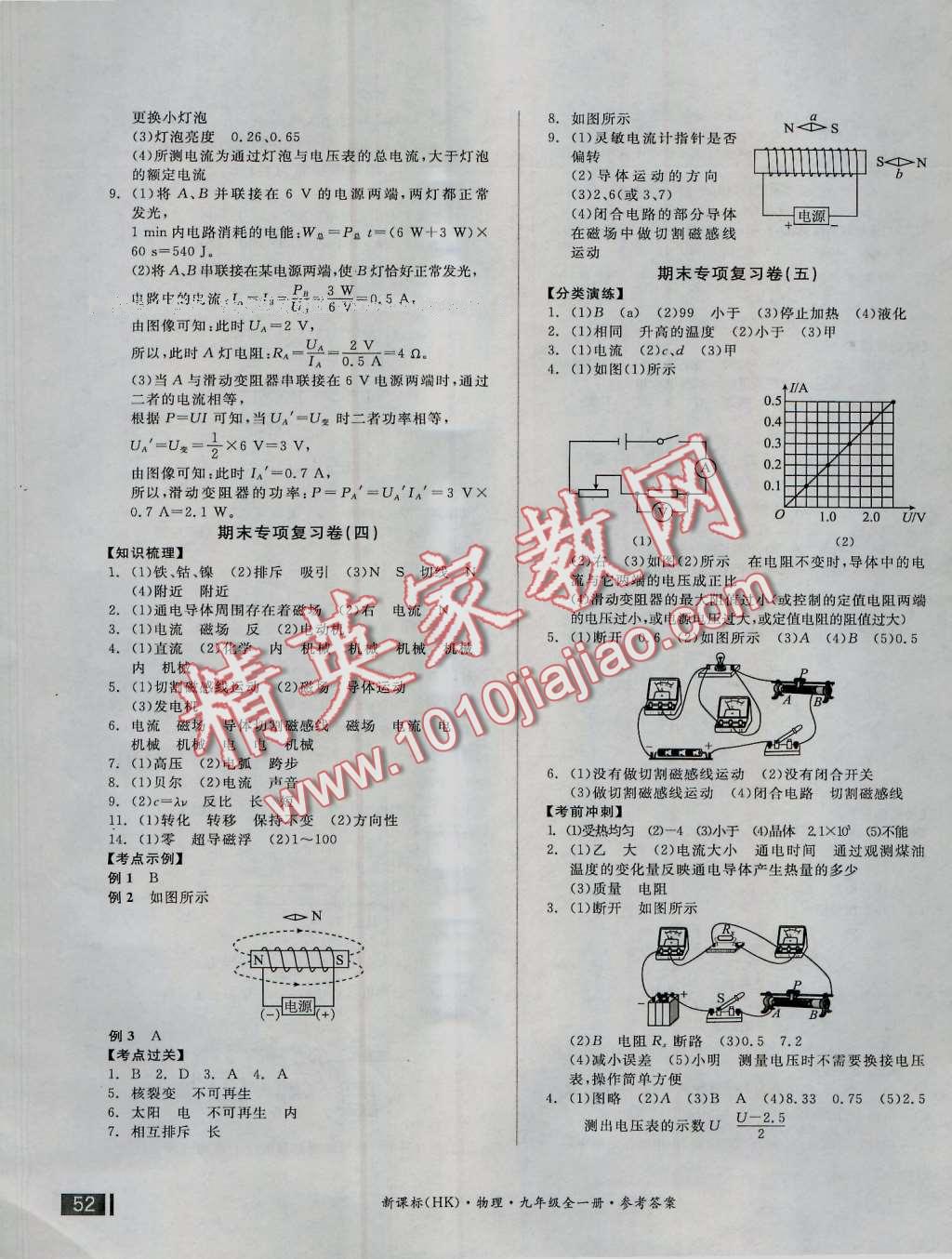 2016年全品小復(fù)習(xí)九年級物理全一冊滬科版 第7頁