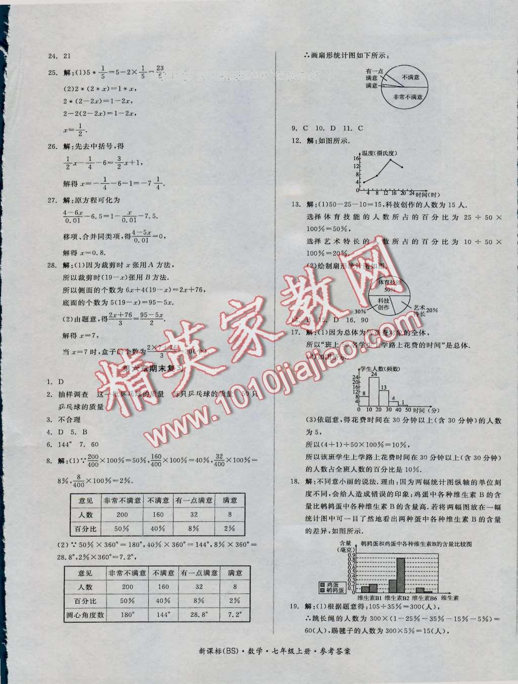 2016年全品小复习七年级数学上册北师大版 第13页