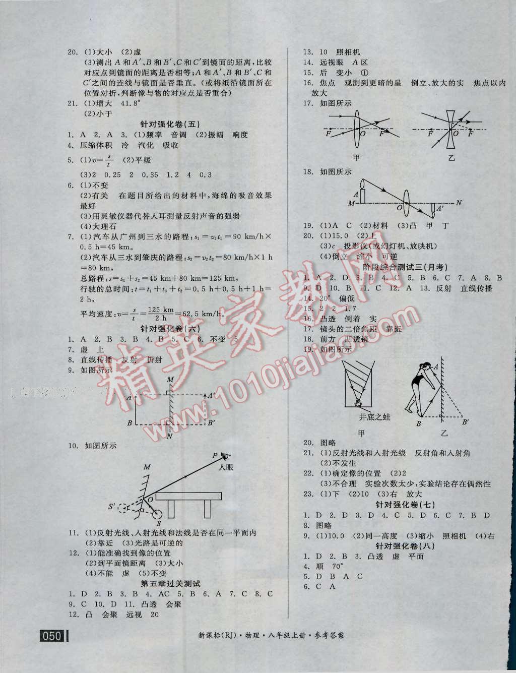 2016年全品小復(fù)習(xí)八年級(jí)物理上冊(cè)人教版 第3頁(yè)