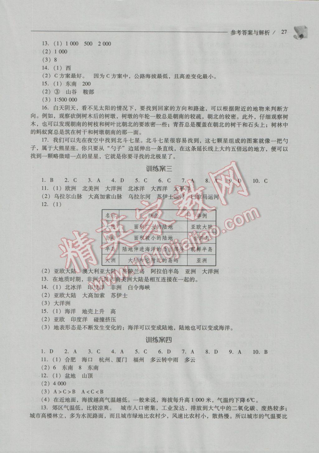 2016年新課程問題解決導學方案七年級地理上冊晉教版 第27頁