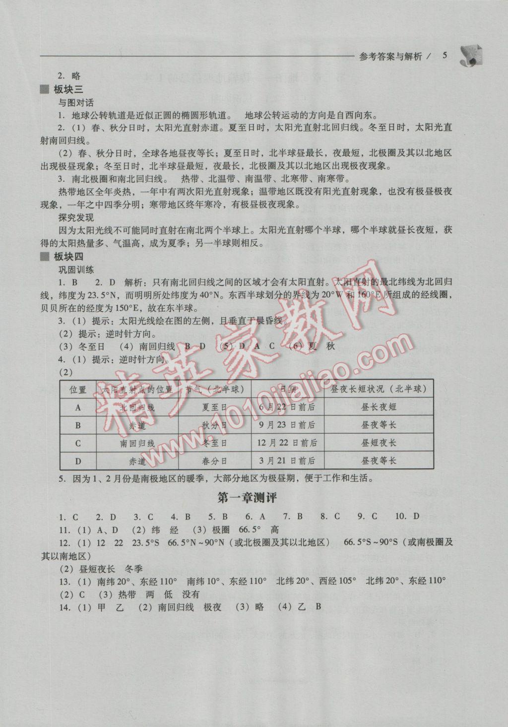 2016年新課程問題解決導(dǎo)學(xué)方案七年級(jí)地理上冊(cè)晉教版 第5頁