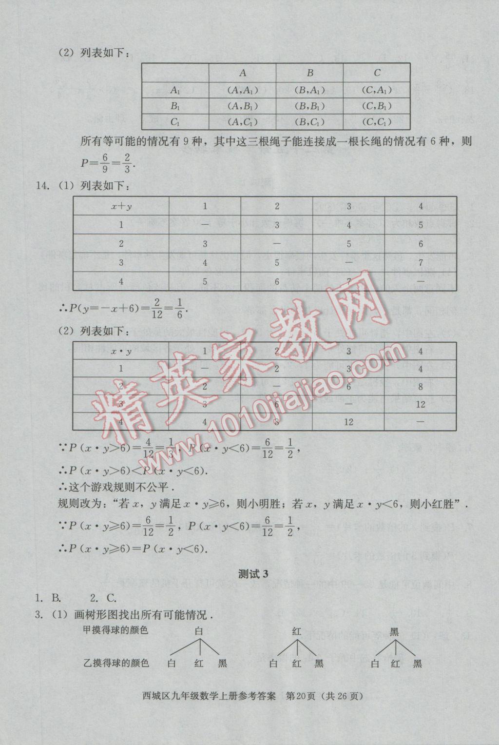 2016年學(xué)習(xí)探究診斷九年級數(shù)學(xué)上冊 第20頁