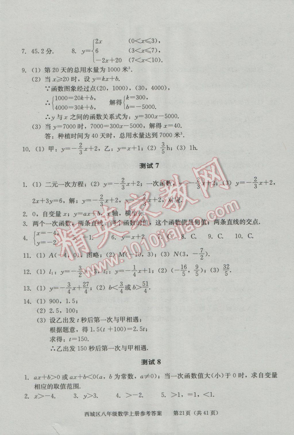 2016年学习探究诊断八年级数学上册 第21页