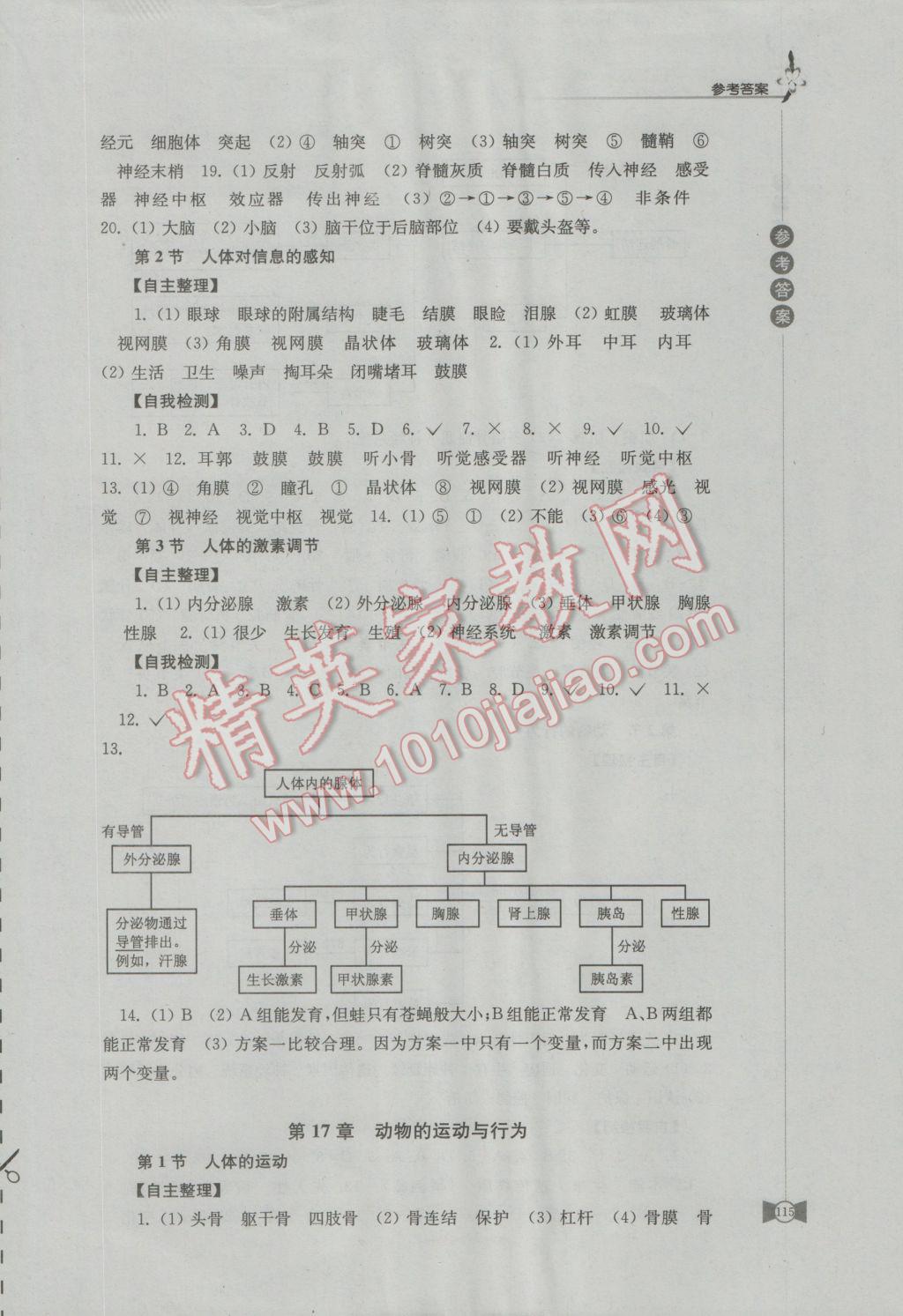 2016年學(xué)習(xí)與評價(jià)八年級生物學(xué)上冊蘇科版江蘇鳳凰教育出版社 第3頁