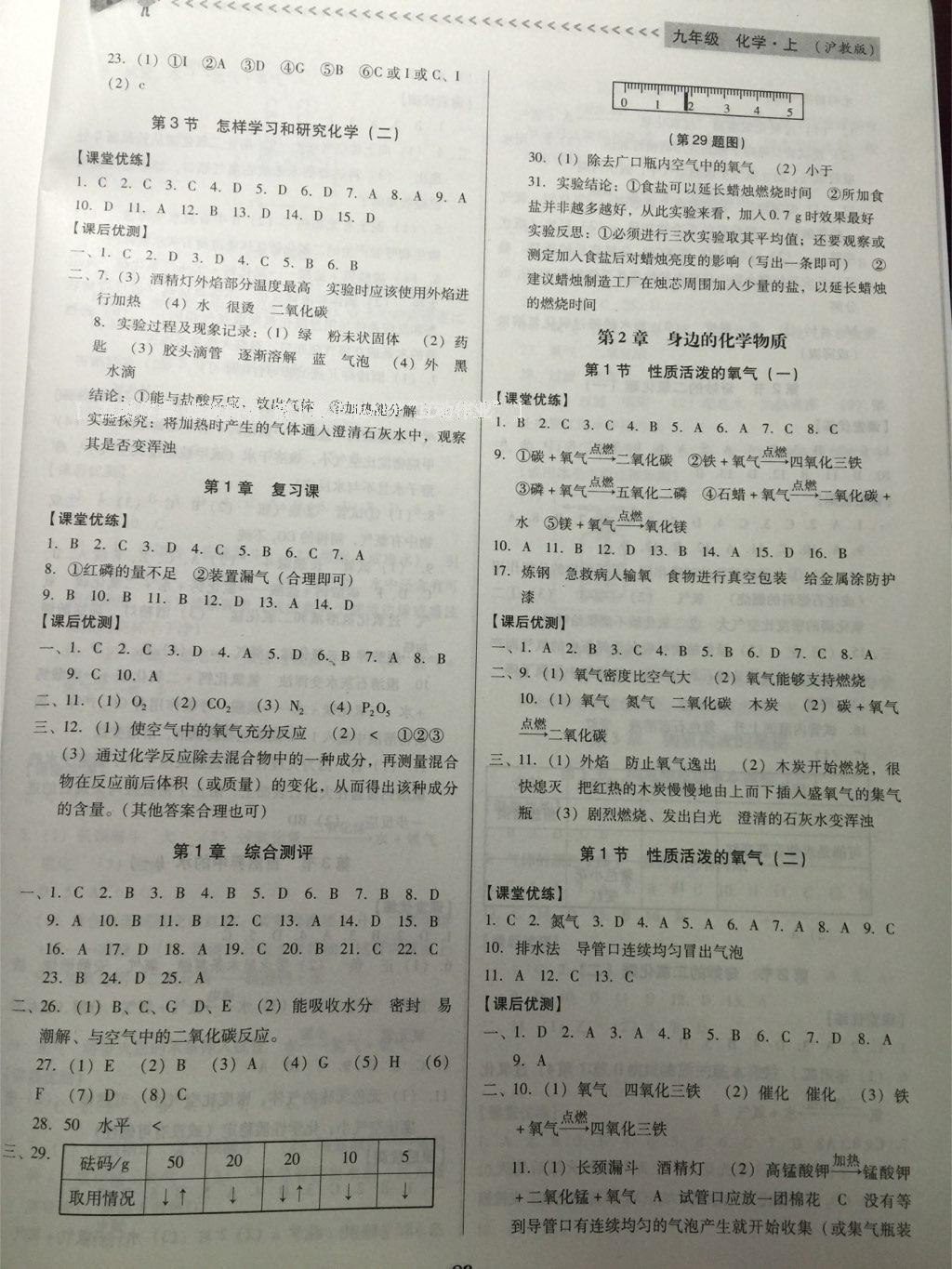 2015年全優(yōu)點(diǎn)練課計(jì)劃九年級化學(xué)上冊滬教版 第7頁