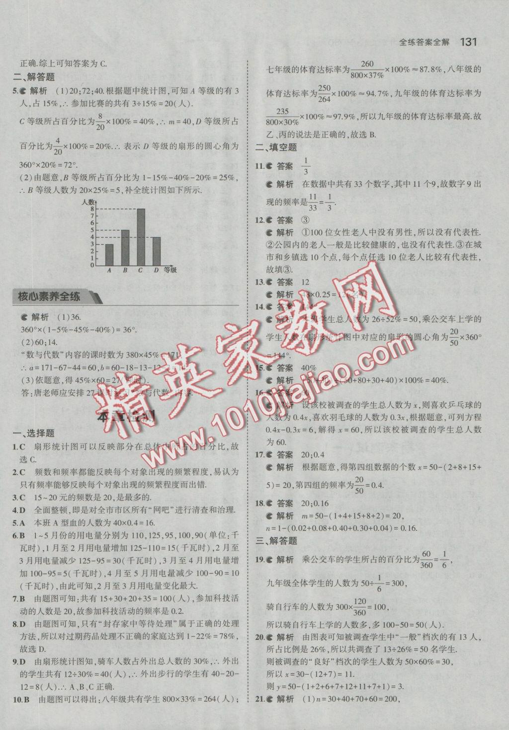 2016年5年中考3年模擬初中數(shù)學(xué)八年級(jí)上冊(cè)華師大版 參考答案第31頁(yè)