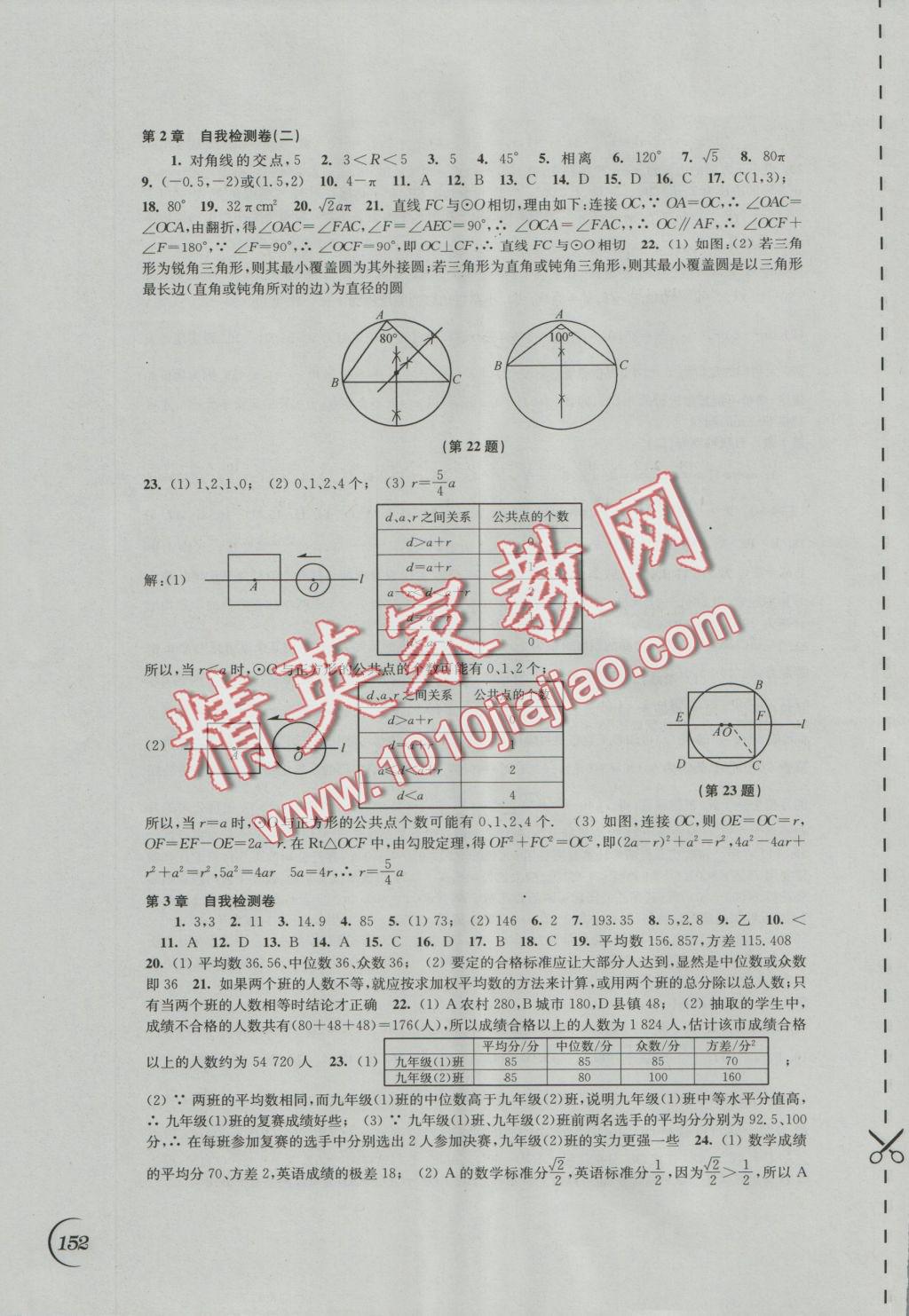 2016年同步練習(xí)九年級數(shù)學(xué)上冊蘇科版江蘇鳳凰科學(xué)技術(shù)出版社 參考答案第12頁