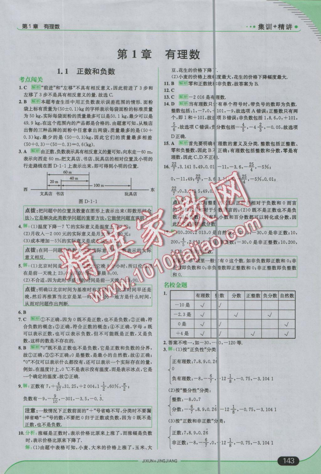 2016年走向中考考場七年級數(shù)學(xué)上冊滬科版 參考答案第2頁