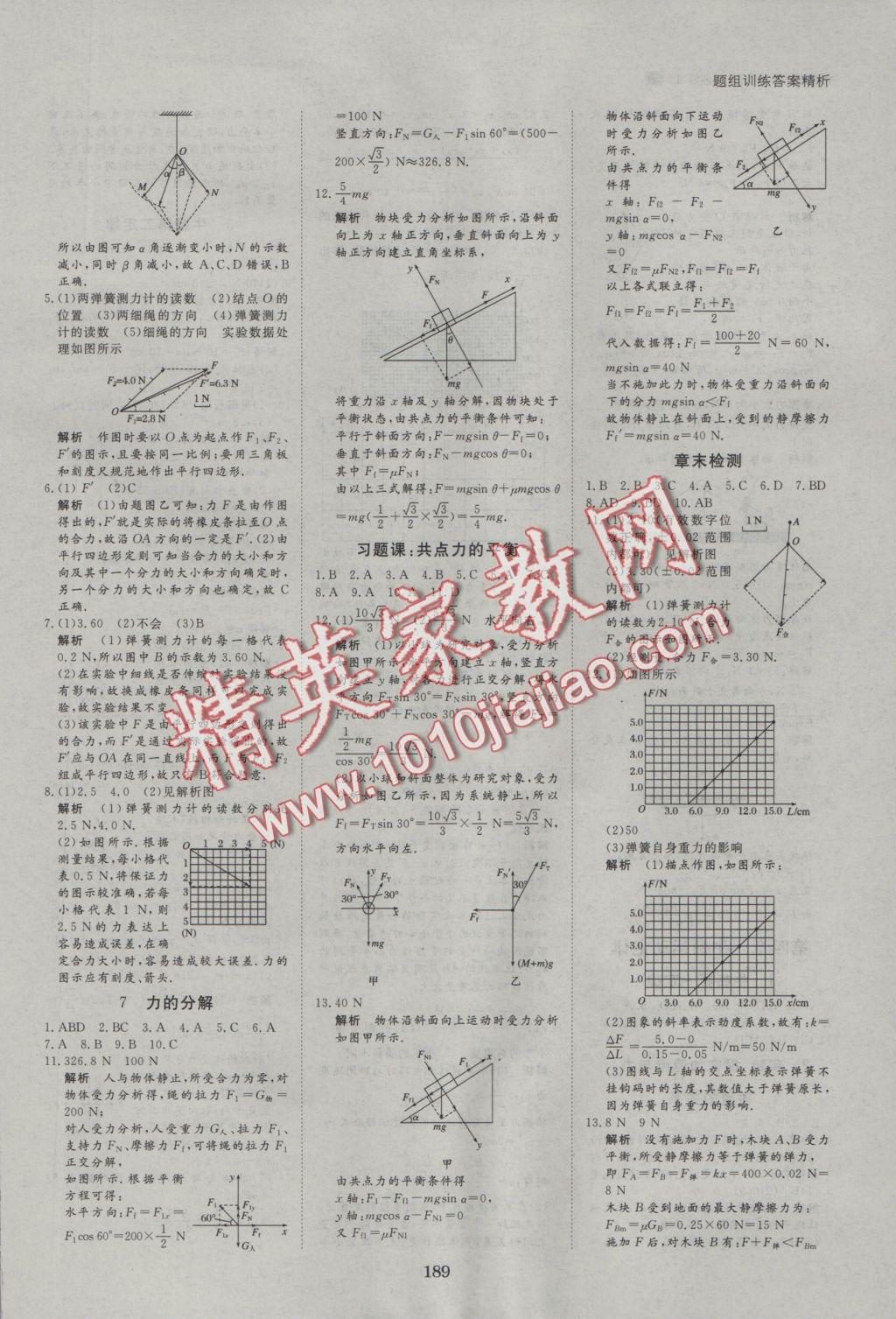 創(chuàng)新設(shè)計(jì)課堂講義物理必修1人教版 參考答案第20頁(yè)