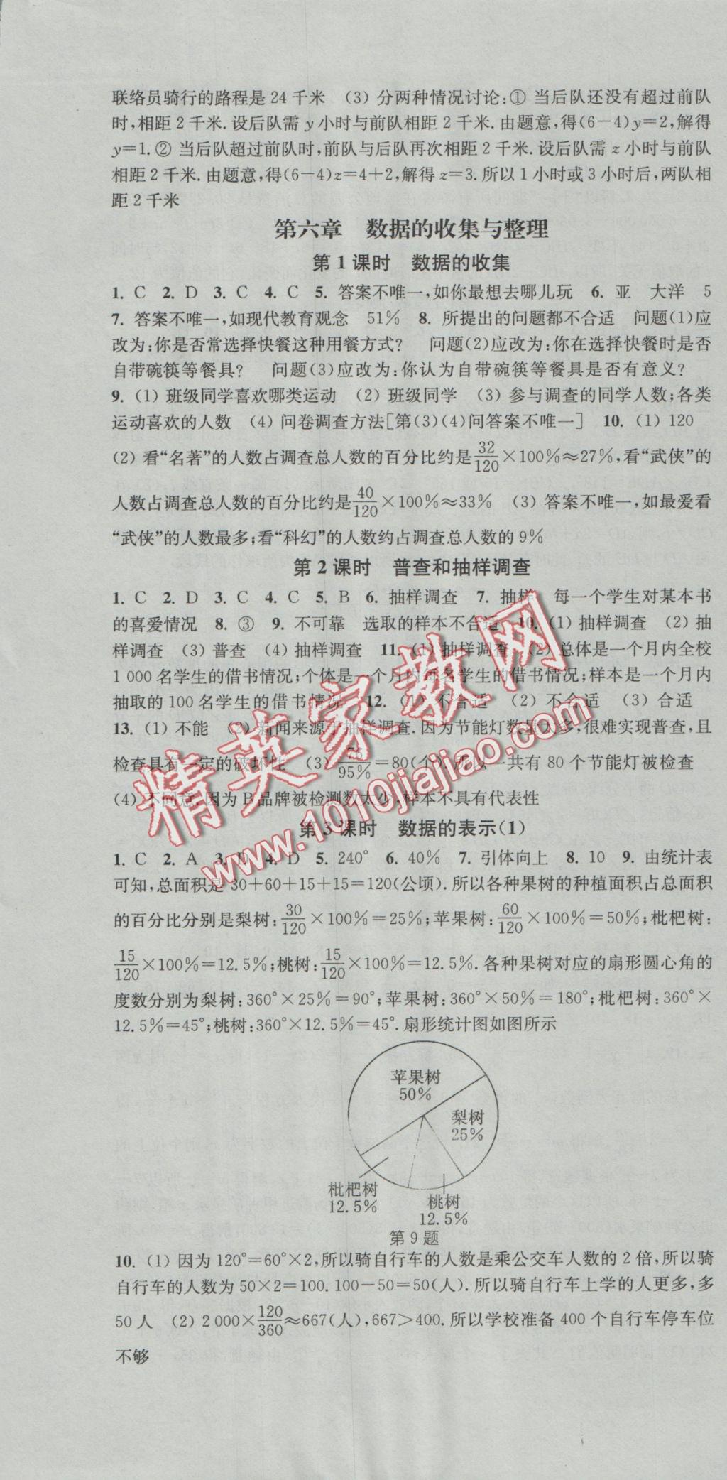 2016年通城學(xué)典活頁(yè)檢測(cè)七年級(jí)數(shù)學(xué)上冊(cè)北師大版 參考答案第13頁(yè)