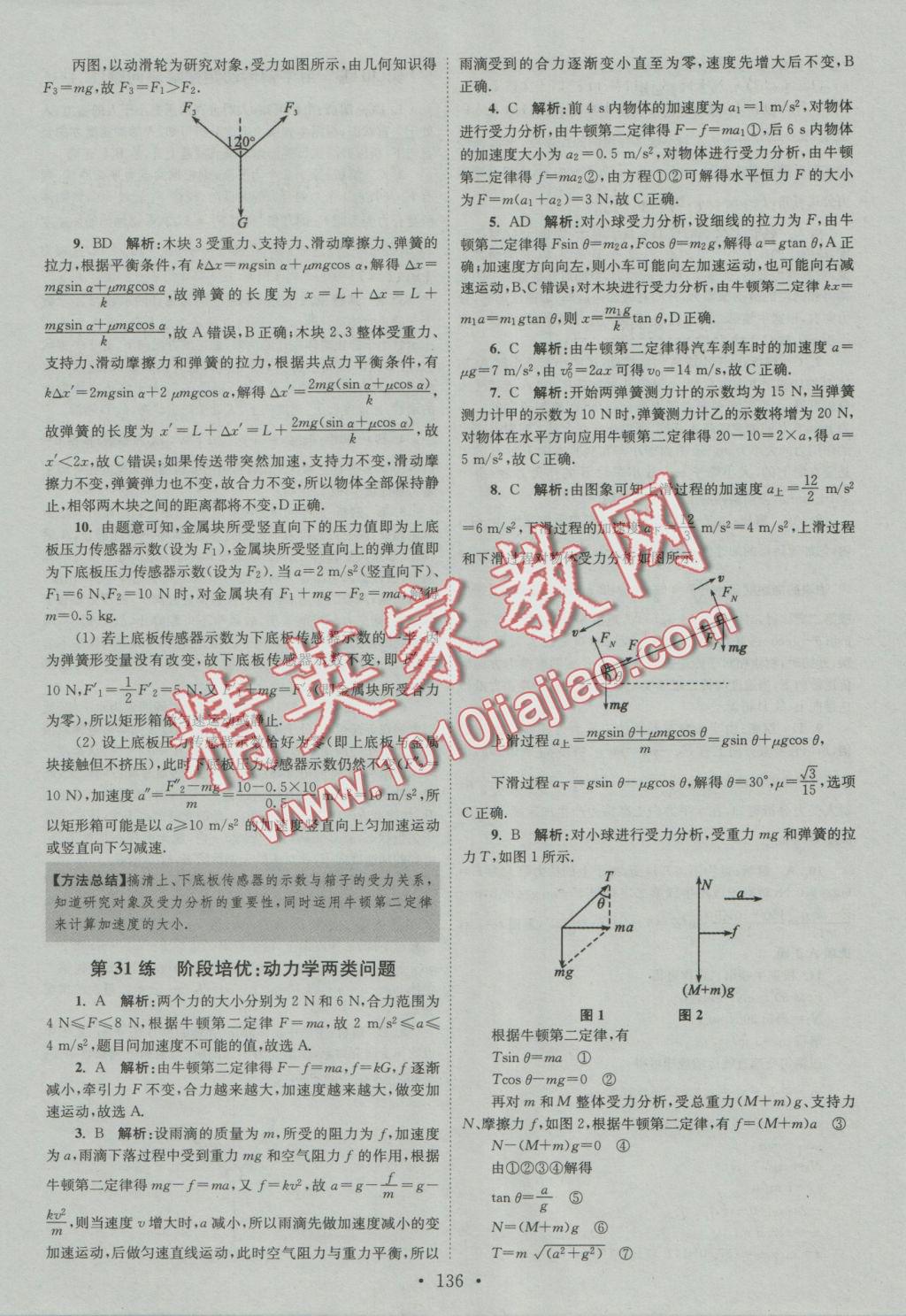 2016年小題狂做高中物理必修1人教版提優(yōu)版 參考答案第24頁(yè)