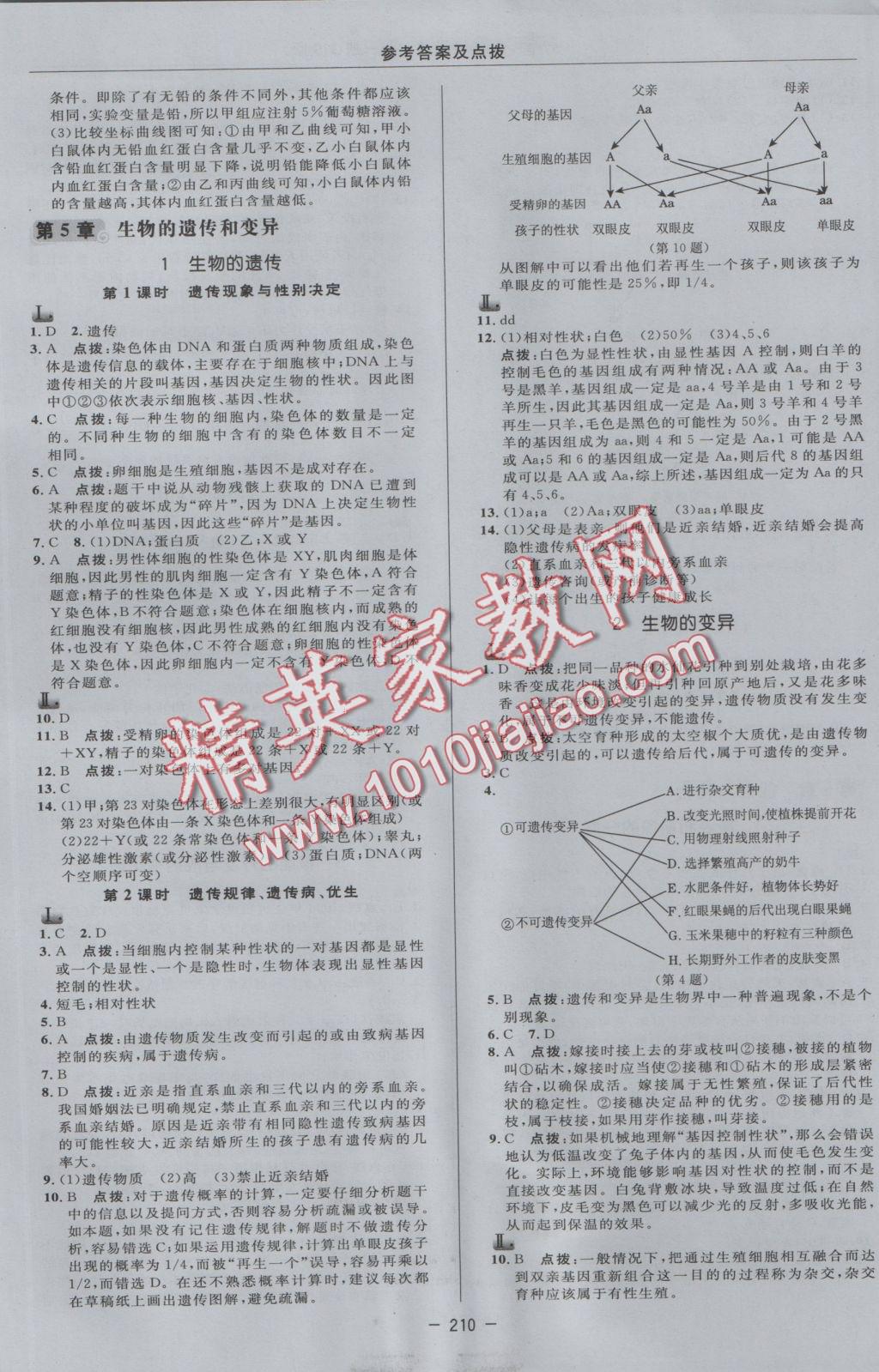 2016年綜合應(yīng)用創(chuàng)新題典中點九年級科學(xué)全一冊華師大版 參考答案第34頁